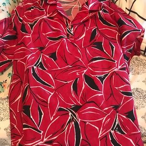 Red Hawaiian shirt